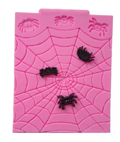 Forma silikonowa do dekoracji masy cukrowej czekolady PAJĘCZA SIEĆ