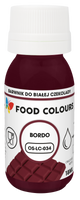 Barwnik do czekolady i mas tłustych BORDO BURGUND 18 ml Food Colours
