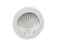 Forma silikonowa do dekoracji masy cukrowej czekolady MUSZLA WZ.IV