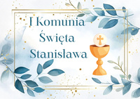 Opłatek na TORT PIERWSZA KOMUNIA ŚWIĘTA WZ.XVIII