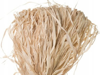 Rafia wypełniacz, wstążka do pierników NATURALNA  - SŁOMKOWA
