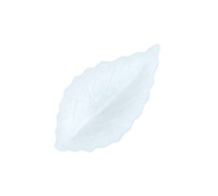 Dekoracja waflowa LIŚCIE BIAŁE100 szt. Rose Decor