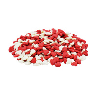 Posypka cukrowa SERDUSZKA BIAŁO-CZERWONY MIX 50g Slado