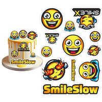 Opłatek na tort SMILESLOW WZ. II