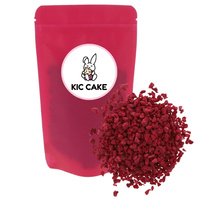 Malina liofizowana grys 0-2 mm 25g KicCake