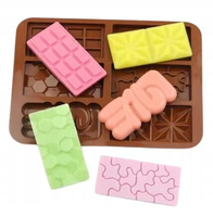 Forma silikonowa do czekolady MIX MINI CZEKOLADKI 20x10 cm