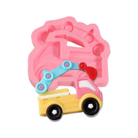 Forma silikonowa do tworzenia dekoracji DŹWIG MASZYNY BUDOWLANE