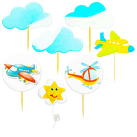 Figurki na tort SAMOLOTY 2D DItarte