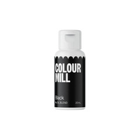Barwnik olejowy do mas tłustych BLACK CZARNY 20 ml Colour Mill