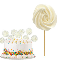 Lizak bezowy na tort BIAŁY Slado