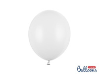Balony lateksowe strong 27 cm pastelowy BIAŁY 10 szt.