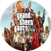 Wydruk jadalny opłatek na tort GTA WZ.I