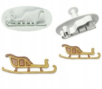 Foremki wyciskane do ciasteczek i pierników SANIE MIKOŁAJA 2 szt.