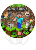 Wydruk jadalny opłatek na tort MINECRAFT WZ.II