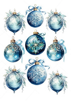 Opłatek na świąteczne wypieki BOMBKI wz. II