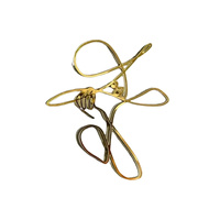 Linearny decor topper na bok tortu TWARZ KOBIETY W KAPELUSZU WZ.II