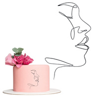 Topper na tort linearny TWARZ KOBIETY - KOBIETA WZ. I