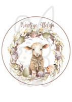 Wydruk jadalny WIELKANOC śr. 20 cm wz. A