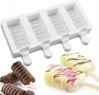 Forma silikonowa do lodów na patyku cakesicles 20 x 11 cm
