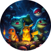 Opłatek na tort POKEMON WZ.X