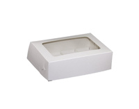 Pudełko na eklery 21x15x6 cm BIAŁE
