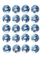 Opłatek na świąteczne wypieki BAŁWANKI 5 cm