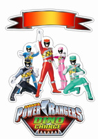 Opłatek na tort POWER RANGERS WZ.IV