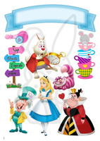 Wydruk jadalny ALICJA W KRAINIE CZARÓW WZ. I