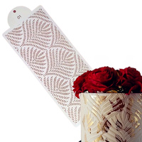 Szablon do dekoracji tortu WZ. ROŚLINNY KWIATY TRAWA WZ.II