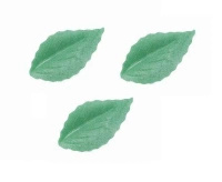 Dekoracja waflowa liście ZIELONE PISTACJOWE 100 szt. Rose Decor