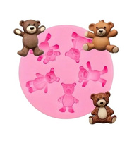 Forma silikonowa do tworzenia dekoracji MISIE MIŚ WZ.I