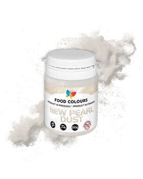 Barwnik spożywczy biały perłowy New Pearl Dust w proszku 20 g Food Colours