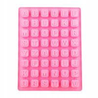 Forma silikonowa KOSTKI - LITERKI 23,5x18 cm