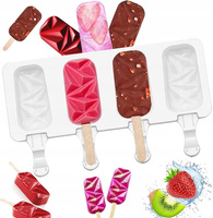 Forma silikonowa do lodów cakesicles GEOMETRYCZNA 26x10 cm