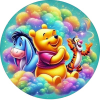 Opłatek na tort KUBUŚ PUCHATEK WZ.IX