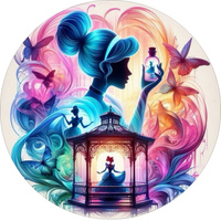 Opłatek na tort KSIĘŻNICZKI DISNEYA KOPCIUSZEK WZ.I