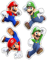 Opłatek na tort SUPER MARIO WZ. I