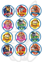 Wydruk jadalny opłatek na tort PSI PATROL WZ. IX