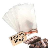Woreczki celofanowe z klejem 7x10 cm 10 szt.