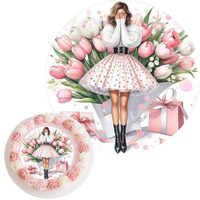 Opłatek na tort KOBIETA WZ.I