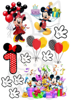 Wydruk jadalny opłatek na tort MYSZKA MICKEY WZ. I