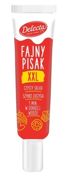 Fajny pisak XXL CZERWONY do dekoracji 30g Delecta