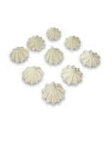 Mini bezy na tort BIAŁE 9 szt. Slado