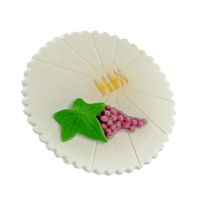 Dekoracja cukrowa HOSTIA Z WINOGRONEM 10 cm