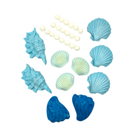 Figurki na tort MUSZELKI zestaw dekoracji cukrowych na tort Ditarte