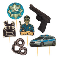 Figurki na tort POLICJANT ZESTAW 2D WZ. II Ditarte