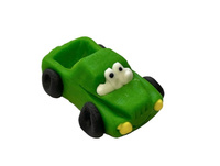 Dekoracje na tort cukrowe AUTKO ZIELONY PICKUP