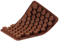 Forma silikonowa do pralin czekoladek masy cukrowej MINI SERDUSZKA