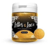 Pasta do koronek ZŁOTA 90g BEZ E171 Food Colours