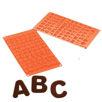 Forma silikonowa do czekoladowych liter CHOCO ABC alfabet H 8 mm Silikomart